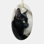 Zwarte kitten ornament (Rechts)