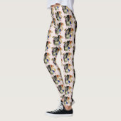 Zwarte Kittens Verfkwast Pot Kunstenaar Kat Roze Leggings (Links)