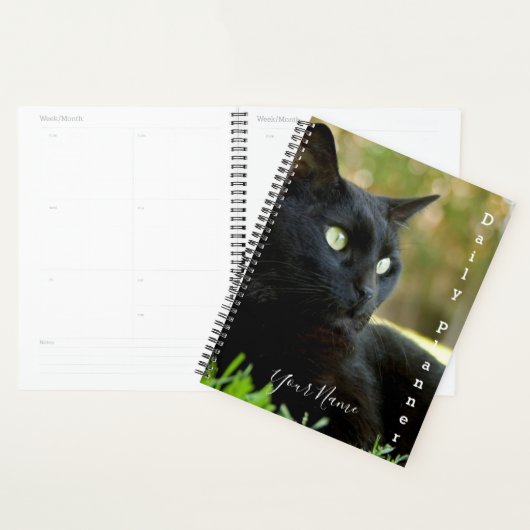 Zwarte Kitty - Dagelijkse Planner- HAMbWG Planner (Display)