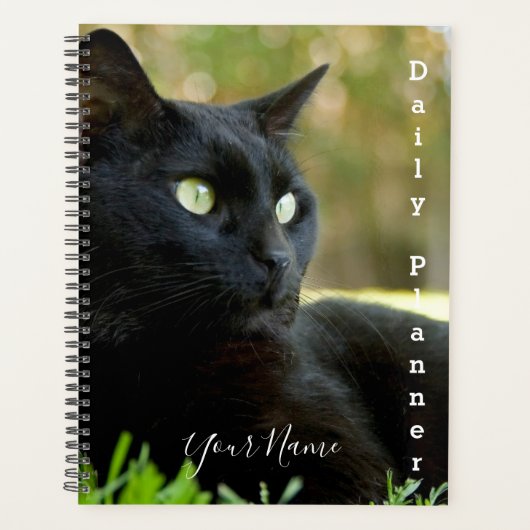 Zwarte Kitty - Dagelijkse Planner- HAMbWG Planner (Voorkant)
