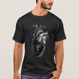 Zwarte Kitty Kat Hart, Lief Je, Je had me al bij H T-shirt