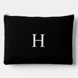 Zwarte Klassieke Elegante Monogram Etui