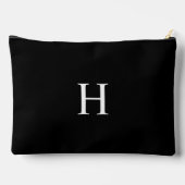 Zwarte Klassieke Elegante Monogram Etui (Achterkant)
