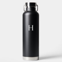 Zwarte Klassieke Elegante Monogram