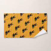 Zwarte klauw bad handdoek (Handdoek)