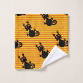 Zwarte klauw bad handdoek (Wasdoekje)