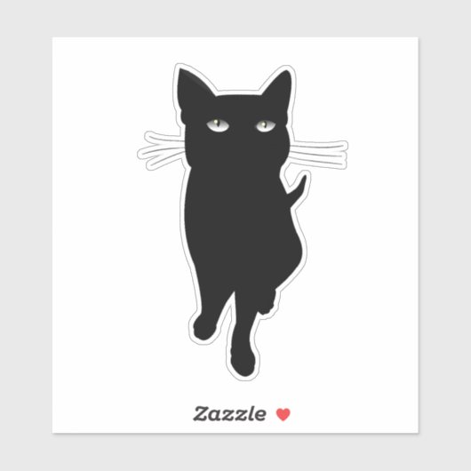 Zwarte klauw sticker (Vel)