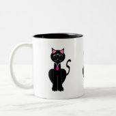 Zwarte klauw tweekleurige koffiemok (Links)