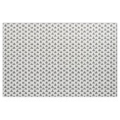 Zwarte klaver op wit stof (Yard (91,4 cm))