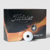 Zwarte Klaver Titleist 2023 Pro V1 golfballen 12 p (Verpakking)