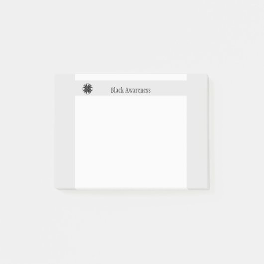 Zwarte klaverlint door Kenneth Yoncich Post-it® Notes (Voorkant)