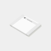 Zwarte klaverlint door Kenneth Yoncich Post-it® Notes (Schuin)