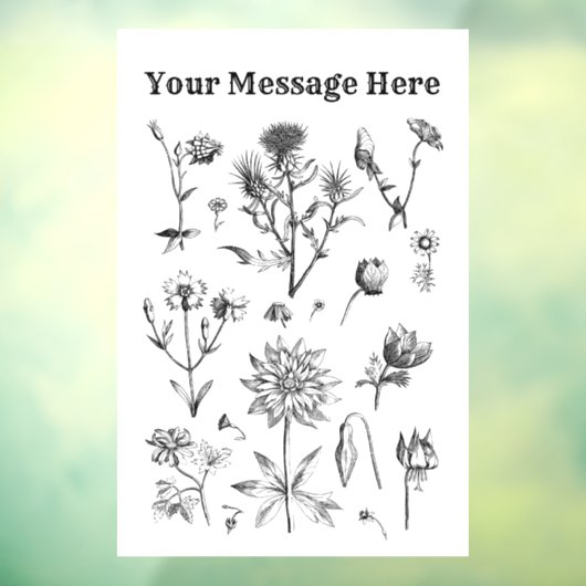  zwarte, kleine, vrije ventilator, eenvoudige rege raamsticker (Vel 3)