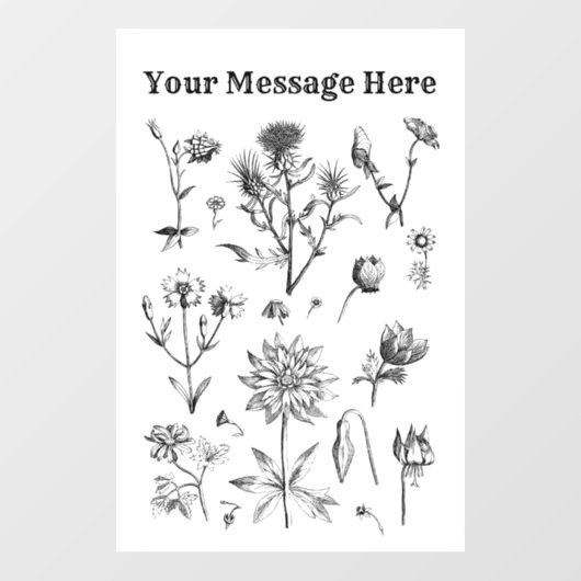  zwarte, kleine, vrije ventilator, eenvoudige rege raamsticker (Vel)