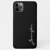 Zwarte kleur achtergrond Case-Mate iPhone case (Achterkant)