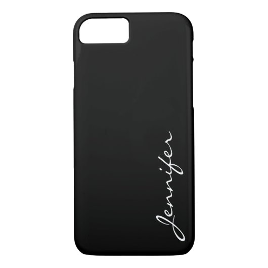Zwarte kleur achtergrond Case-Mate iPhone case (Achterkant)