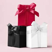 Zwarte Kleur Bruiloftsshower Cadeau Cadeaupapier