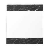 Zwarte kleur notitieblok (Voorkant)