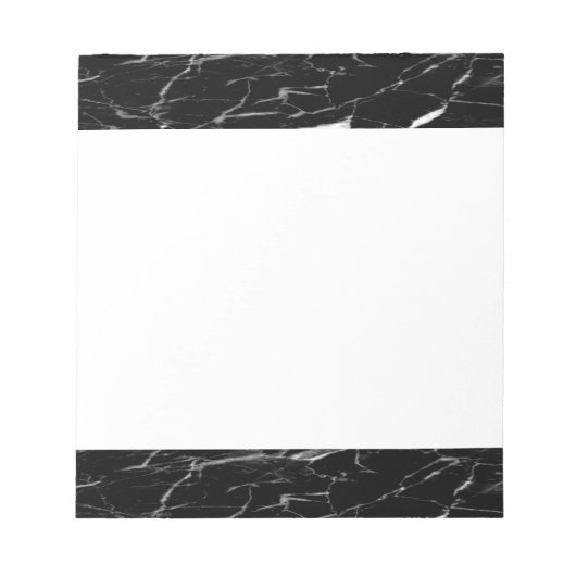 Zwarte kleur notitieblok (Voorkant)