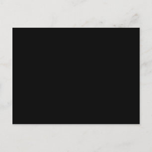 Zwarte kleur Plain Pitch Black Background Space Briefkaart