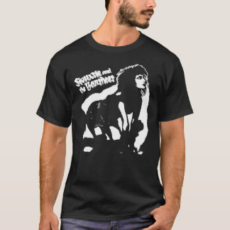 Zwarte kleur siouxsie-leden en bansheetkunst t-shirt