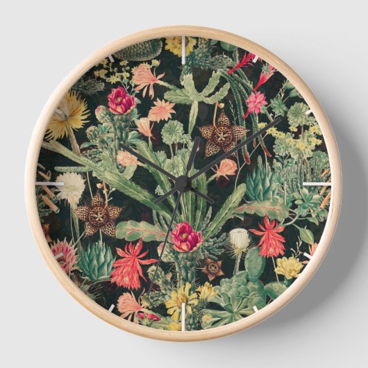 Zwarte  kleurrijke cactus (Voorkant)