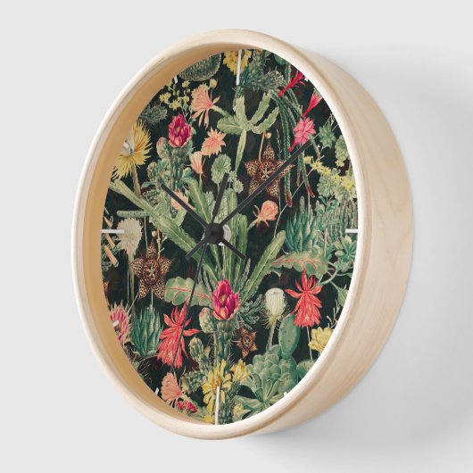 Zwarte  kleurrijke cactus (Hoek)