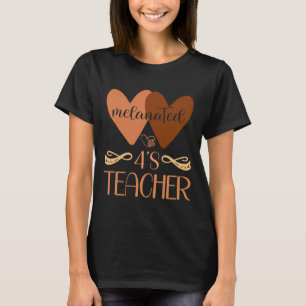 Zwarte kleuterschool 4 S kinderdagverblijf leerkra T-shirt