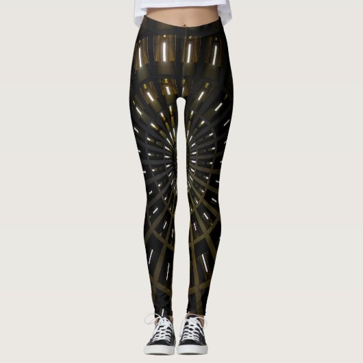 ZWARTE KLOK - LEGGINGS (Voorkant)
