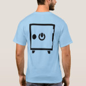 Zwarte kluis t-shirt (Achterkant)