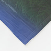 Zwarte Koe en kalf Fleece Deken (Hoek)