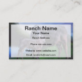 Zwarte Koe en kalf Visitekaartje (Achterkant)