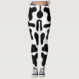 zwarte koe leggings