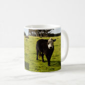 Zwarte Koe met wit gezicht en Mohawk, Koffiemok (Voorkant rechts)