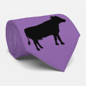 Zwarte Koe Stropdas (Opgerold)