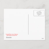 Zwarte Koe Vrolijk Kerstfeest Briefkaart (Achterkant)