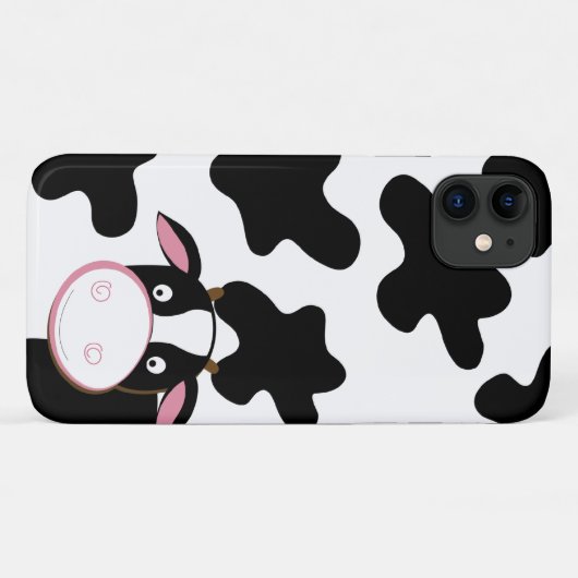 Zwarte Koe zwarte witte Koeien Case-Mate iPhone Case (Achterkant (horizontaal))