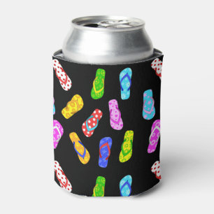 Zwarte Koelbox van het Patroonpatroon van de Tik Blikjeskoeler