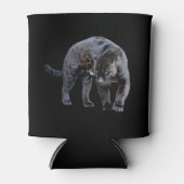 zwarte koelbox van Jaguar Diablo aan de twee zijde Blikjeskoeler (Voorkant)