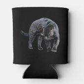 zwarte koelbox van Jaguar Diablo aan de twee zijde Blikjeskoeler (Achterkant)