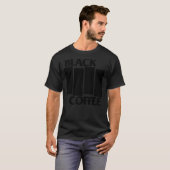 Zwarte Koffie (BLACK) Klassieke T-shirt (Voorkant volledig)