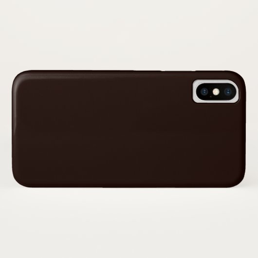Zwarte koffie Case-Mate iPhone case (Achterkant (horizontaal))