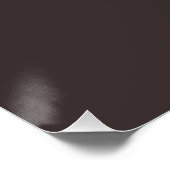 Zwarte koffie (vaste kleur) perfect poster (Hoek)