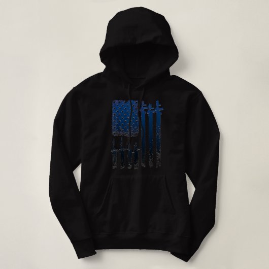Zwarte koffie voor mannen en vrouwen hoodie (Design voorkant)