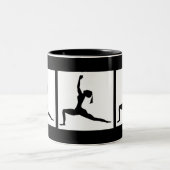 Zwarte koffiebeker tweekleurige koffiemok (Center)