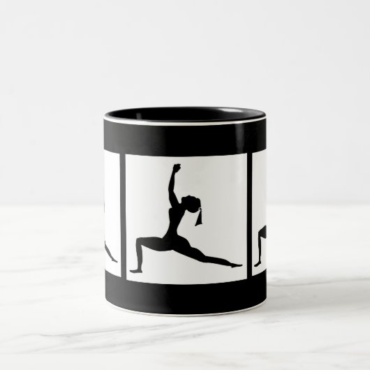 Zwarte koffiebeker tweekleurige koffiemok (Center)