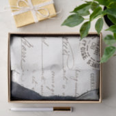 Zwarte konijn Daffodil Paaskaartenposter Tissuepapier (Geschenk)