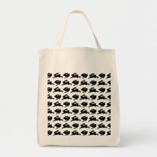 Zwarte Konijnen Konijnen Tote Bag