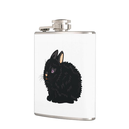 Zwarte konijnenkolf heupfles (Links)