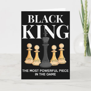 Zwarte Koning De Krachtigste Stuk In Het Spel Che Kaart